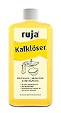 ruja Kalklöser 1 Liter | Badreiniger Konzentrat gegen Kalk, Urinstein, Zementschleier und Wasserflecken | für den gesamten Sanitärb