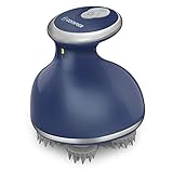 COMFIER Wireless Kopfmassagegerät, Tragbare Kopfmassagegeräte mit 4 Massageköpfen und 68 Knoten, Tragbares Handheld-Haarmassagegerät für Haarwachstum, Stress Relax, Ideales Haustier-Massageg