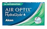 Alcon Air Optix plus HydraGlyde for Astigmatism Monatslinsen weich, 3 Stück / BC 8.7 mm / DIA 14.5 mm / CYL -2.25 / ACHSE 170 / -3.75 Diop