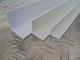 B&T Metall Kunststoffwinkel Hart PVC weiß 60x60x2,5 mm Länge 2