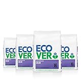 Ecover Color Waschpulver Konzentrat Lavendel (4 x 1,2 kg / 64 Waschladungen), Colorwaschmittel mit pflanzenbasierten Inhaltsstoffen, Waschmittel Pulver für reine Buntw