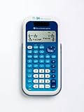 Texas Instruments TI-34 MV Schulrechner (Multi View, 4-zeilen Display, Solar- und Batteriebetrieb) Blau-Weiß