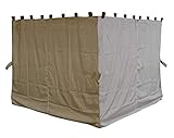 QUICK STAR 4 Seitenteile für Pavillon Paris 3x3m Seitenwand S