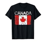Vintage Canada Canadian Flag Pride Gift T-S