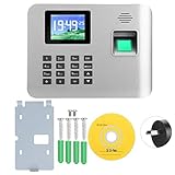 Stechuhr 100-240V Zeiterfassungsmaschine Fingerabdruck-Zeiterfassung für Unternehmen für Stechuhr(Australian regulations (100-240V))