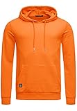 Red Bridge Herren Kapuzenpullover Hoodie Premium Basic Orange 3XL