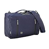 WENGER CityRock 2 in 1 Laptop Rucksack/Tasche, Notebook bis 16 Zoll, Tablet bis 12 Zoll, 21 l, Damen Herren, Uni Schule Business Reisen, Marineb