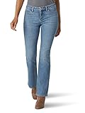 Lee Damen Secretly Shapes Regular Fit Bootcut Jeans, Anker, 40