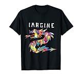 Imaginäres Fantasie Drachen T Shirt Geschenk Damen Herren T-S