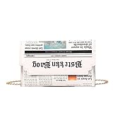 ZS ZHISHANG PU Lederkette Zeitungsschulter PU Leather Chain Newspaper Shoulder Bags Simple Small Square Bag Women's Designer Handbag