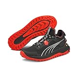 PUMA Herren Voyage Nitro Laufschuhe, Black Lava Blast M, 42 EU