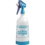 GLORIA Feinsprüher CleanMaster EXTREME EX 10 | Sprühflasche zur Reinigung und Desinfektion | Kompakter 1 L Handsprüher | Für Mittel mit pH-Wert 4-11 | Ö