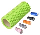 Feelino limity Faszienrollen, Fitnessrollen, Massagerollen für Pilates, Yoga, Sport, Reha (Grün)