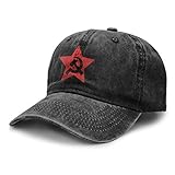 Communist UdSSR Baseballmütze mit Hammersichel, Unisex, Erwachsene, Cowboy-Cap, Snapback