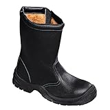 texxor 6340 S3-Winterreißverschlussstiefel ZIPPER, Schwarz, 43 EU