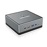 MINIS FORUM Mini PC, AMD Ryzen 5 PRO 2500U aufrüstbarer 16 GB DDR4 / 512GB SSD Mini Desktop Computer mit Windows 10 pro, HDMI- DP und USB C