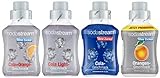 SodaStream 4er Sirup-Packung, Cola ohne Zucker, Orange ohne Zucker,Cola Light, Cola-Mix ohne Zucker (4 x 500ml)
