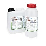 Oppercon Steinimprägnierung | Beton und Stein wasserabweisend machen | ergiebig | farblos | flüssig | 1 L
