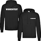 T-Shirt Security | Crew | Ordner | WUNSCHTEXT | Poloshirt | Hoodie | Jacke | Warnweste (S, Wunschtext - Hoodie)