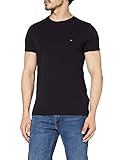 Tommy Hilfiger Herren CORE Stretch Slim CNECK Tee T-Shirt, Schwarz (Flag Black 083), S