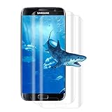 [2 Stück] Panzerglas Schutzfolie für Samsung Galaxy S7 Edge, [3D Vollbild-Abdeckung] 9H Härte, Anti-Bläschen, HD Clear, Anti-Fingerabdruck, Panzerglasfolie für Samsung S7 Edge - Transp