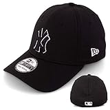 New Era Basecap Baseball Cap Herren Limited Edition MLB Mütze 39THIRTY Stretch Fit New York Yankee, LA Dodgers, Essential Basic (M/L, Black/White)