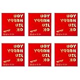 6pcs Neujahr rote Umschläge Hochzeit Hochzeit Geburtstag Segen Geldtaschen chinesische rote Umschläge Tig
