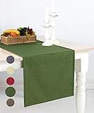 pamuq® Tischläufer Leinen-Optik | 48x160 cm | div. Farben | abwaschbar & fleckenabweisend | Tischdecke Table Runner Läufer Tisch-Deko Tischband Tafeltuch Tischtuch Tischw