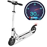 Elektro Scooter 350W Motor E-Scooter Geschwindigkeit 30 Km/h, 30 Km Laufleistung 8' Faltbarer Elektroroller für Erwachsene Und Jug