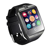 NONGLAN Bluetooth Call Smart Watch Mit Touchscreen-unterstützung Kamera Sport Fitness Sleep Tracker Smartwatch(Color:Schwarz)