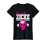 Damen Zicke Tätowiert T Shirt Totenkopf Kussmund Lustig Tattoos T-S