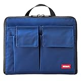 LIHITLAB Laptoptasche mit Aufbewahrungstaschen (Bag-in-bag), breit, B5, 1,2 x 9,8 x 7,1 Zoll, Indigo (A7558-11)