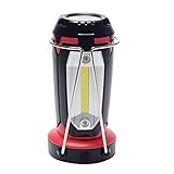 Camping-Laternen-Licht, wiederaufladbar, superhelle LED-Taschenlampe, USB-Ladezelt, multifunktional, für Autoreparatur, Haushalt und Notfall (rot)