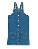 Blue Seven Mädchen Jeanskleid Friendship mit Druckknöpfen Kinderkleid, Jeansblau Orig, 6 Y
