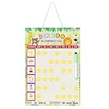 Navaris Belohnungstafel Wochenplaner Magnettafel für Kinder - magnetischer Aufgabenplaner Belohnungssystem - Kalender inkl. Magnete Stift - D