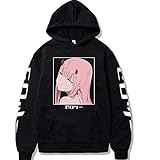 HUIZE Anime Darling Im Franxx Hoodie Für Männer Und Frauen Lässig Lose 3D-Druck Sweatshirt Rollenspiel Pullover (XS-3XL)