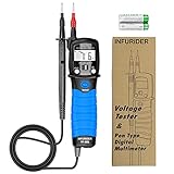 INFURIDER Stift Handmultimeter YF-38B Digitaler Spannungsprüfer Voltmeter,Multi Tester DC/AC Spannung, Widerstand,Diodentest und Durchgangssummer-B