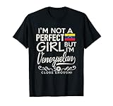 Venezuela Flagge Mädchen Shirt Venezuelan Stolz Souvenir Frauen T-S