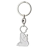 Kollektion HERVIT; Teekannen, Teetassen, Tassen für Kaffee, Teller Aufkleber, Tabletts, Duftis, Vasen, Lampen, Lampenschirme, Kerzenständer aus Kristall, Portachiavi Metallo Bimbo Bianco 5x10