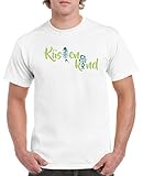 Comedy Shirts - Küstenkind - Herren T-Shirt - Weiss/Türkis-Hellgrün Gr. S