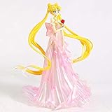SYunxiang 25cm Sailor Moon Queen Serenity Kleid Ver.Handgemachte PVC-Anime-Figur Sammlermodell für Kinder und Anime-Fans Wohnkultur-Ornamente (Color : Rosa)