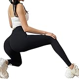 UKKO Gamaschen Gestrickte Hüfte Gesäß Feuchtigkeit Dochting Yoga Hosen Sport Fitness Hosen Sexy Gesäß Leggings Sport Frauen F