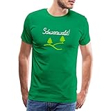 Spreadshirt Schwarzwald! Männer Premium T-Shirt, XL, Kelly G