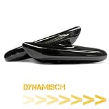 Dynamische LED Seitenblinker Blinker Laufblinker Blinkleuchte 18 SMD mit Nicht-Polarität CAN-Bus-Fehlerfrei E-Prüfzeichen Für E46 E36 E90 E60 E81 E82 E87 E88 E92 E93 E83 E53