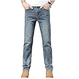 NP Herren Jeans Lange Herbst Winter Hose, 8801 Blau, 48