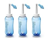 Waterpulse 3x Nasendusche 300ml YT-300 Neti Pot Hydro Nasenreinigung für Erw