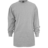 Urban Classics Herren Tall Tee L/S T-Shirt, Grau (Grey 00111), Larg