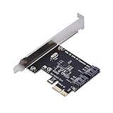 Tangxi SATA 3.0 2Port PCIe-Controller-Karte, PCI Express auf SATA III 6 Gbit/s mit festen Halterungen, Plug & Play