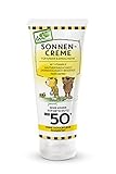 Janosch Sonnencreme für Kinder und Erwachsene (1x150ml) Lichtschutzfaktor 50+ (ohne Octocrylene, wasserfest)