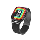 GSDFGS SMART Watch, 1,75 Zoll Touchscreen, Herzfrequenz-Monitor, IP67 Wasserdicht, Mit Schlafmonitor, Geeignet Für Sport-Smartuhren Für Männer Und Frauen Geeignet,Schw
